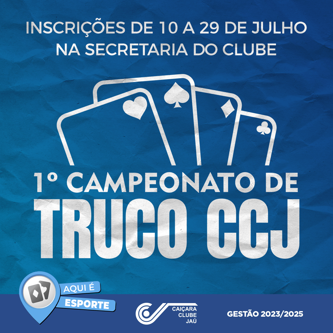 Inscrições abertas para Torneio de Truco online em duplas